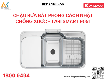 Chậu rửa bát phong cách Nhật chống xước Tari Smart 9051